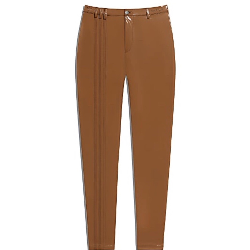 Adidas Ivy Park Latex Glossy Faux Patent Leather Pants